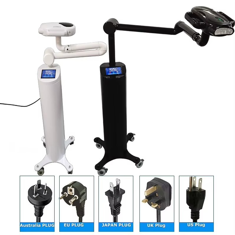 80W Rotation Arm Cold Blue Light  Laser LED Lamp Dental Teeth Whitening Light Machine With Wheels