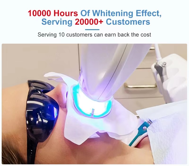 Wholesale Dental Salons 80 Watt 40w Led Blue Light Teeth Whitening Lamp Portable 60w Laser Led Teeth Whitening Machine
