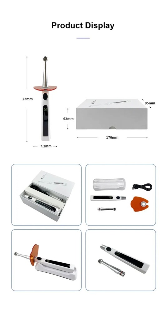 Wholesale OEM 1S Curing Light Lamp Wireless Curing Machine Stainless Steel Head LED
