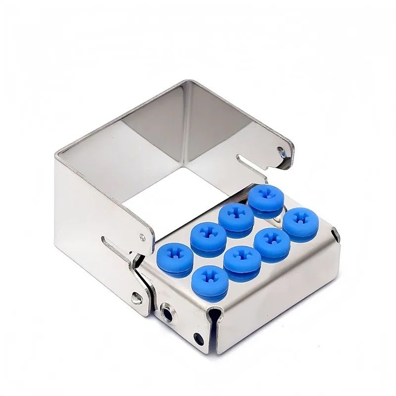 5PCS/Set  6/10/12/ 8/30 Holes Dental Bur Holder Sterilizer Endo File Disinfection Box Organizer 135℃ Autoclavable Sterilizable Lab Tools