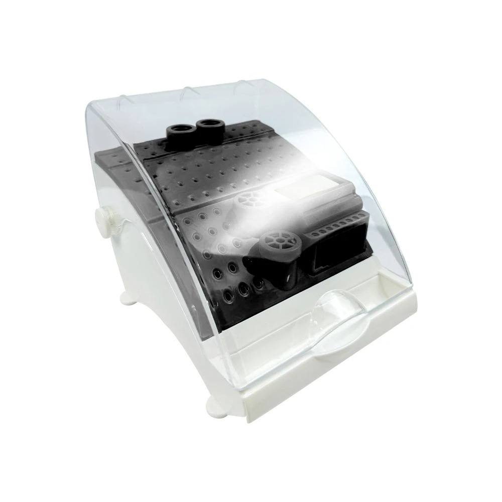 New Dental Bur Holder Disinfection Box Plastic Sterilizer Placement Case With Pull-Out Drawer Diamond Drills Stand Block Dentist
