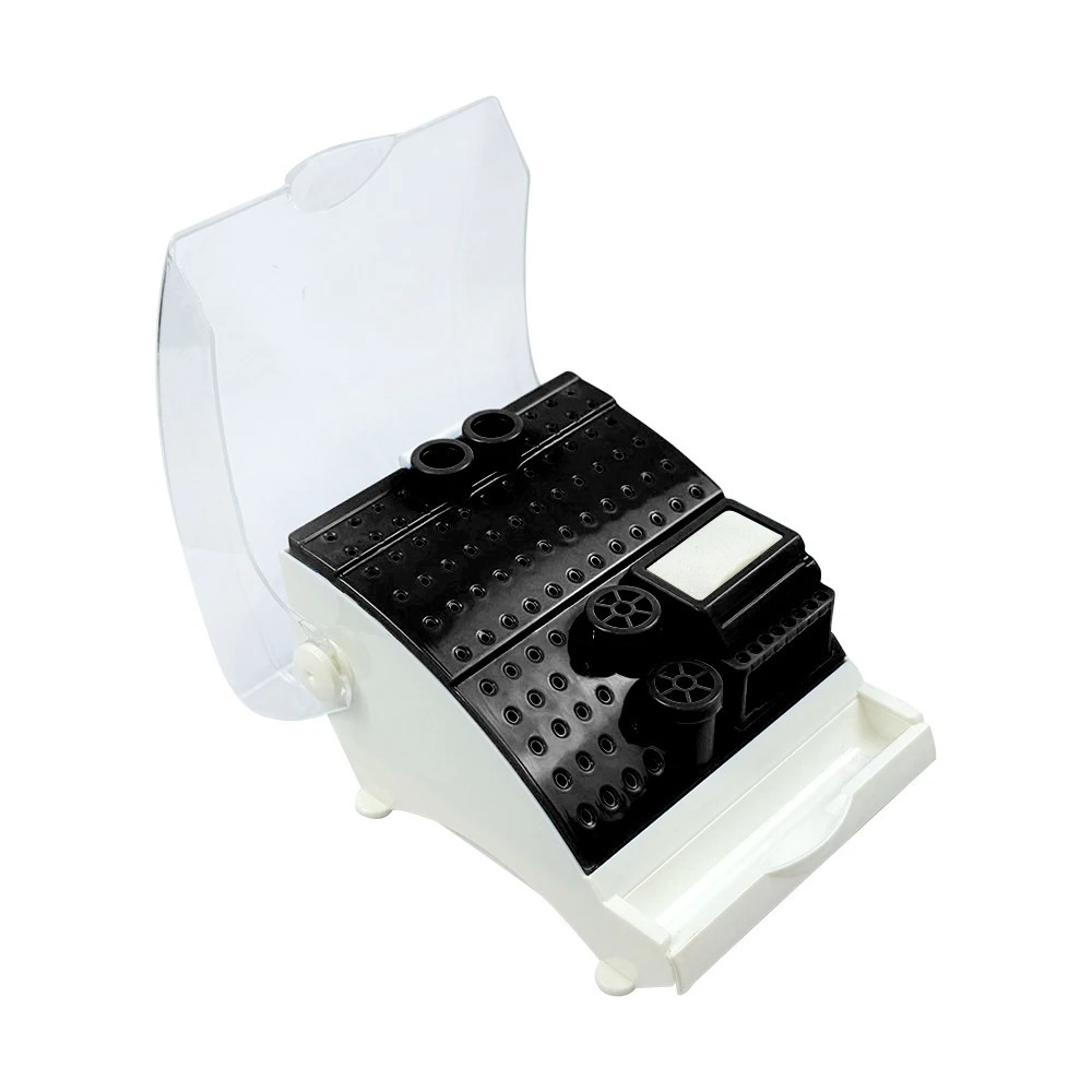 New Dental Bur Holder Disinfection Box Plastic Sterilizer Placement Case With Pull-Out Drawer Diamond Drills Stand Block Dentist