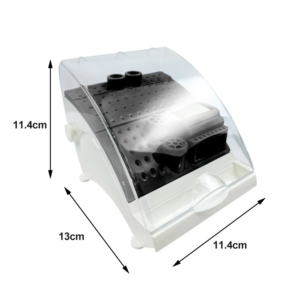 New Dental Bur Holder Disinfection Box Plastic Sterilizer Placement Case With Pull-Out Drawer Diamond Drills Stand Block Dentist