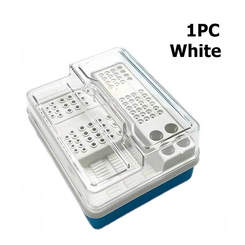 Dental Endo Box Dental Bur Holder Case Sterilization Tray Multifunction Dentistry Disinfection Box Dental Instruments