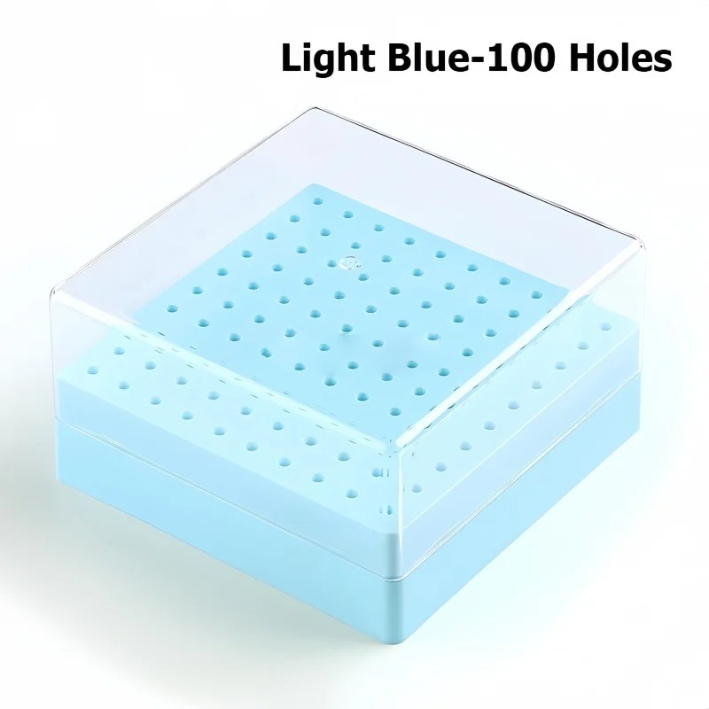 100-Bit Portable Storage Case for Nail Drill Bits Designed for Storing and Organizing Nail Drill Bits Features A Dust-proof Base