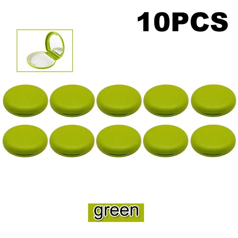 10PCS Orthodontic Storage Case Portable Clear Aligner Retainer Case Teeth Protector Case Oral Hygiene Organizer