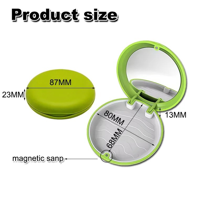 10PCS Orthodontic Storage Case Portable Clear Aligner Retainer Case Teeth Protector Case Oral Hygiene Organizer