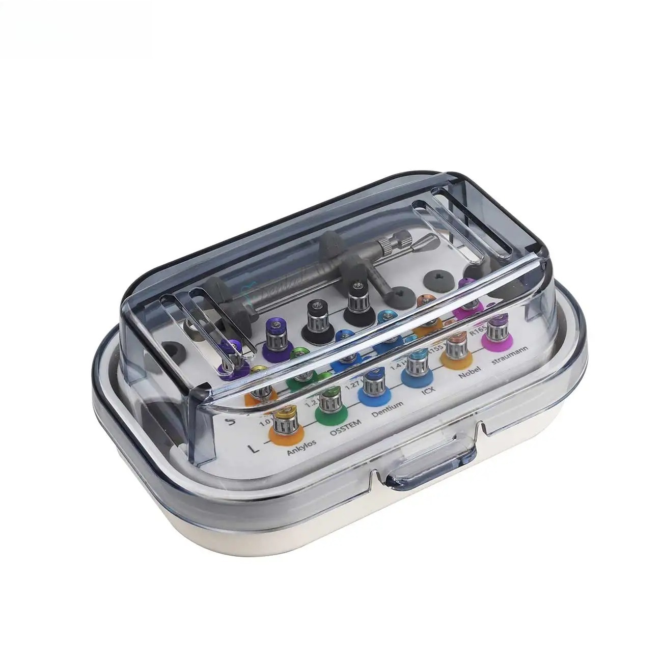 High Quality Screwdriver Tools Dental Implant Torque Wrench Ratchet 10-70NCM with Drivers & Wrench Kit