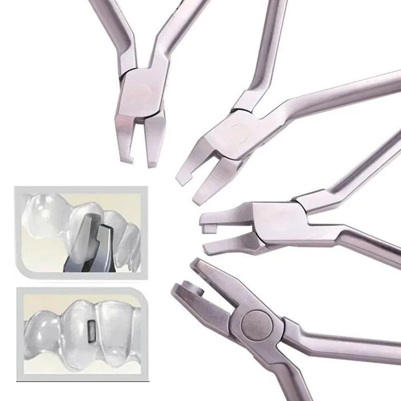 Dental Orthodontic Clear Aligner Plier Retainer Brace Trainer Thermal Forming Forcep Tear Drop Level Vertical Invisable Tool