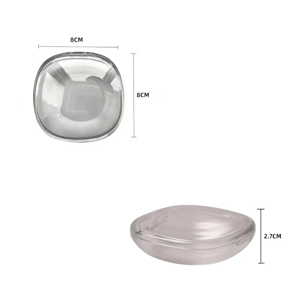 5PCS Transparent Hexagonal Retainer Case Portable Orthodontic Denture Storage Box Compact Snap Lock Lightweight 50g 8cm Daily Care