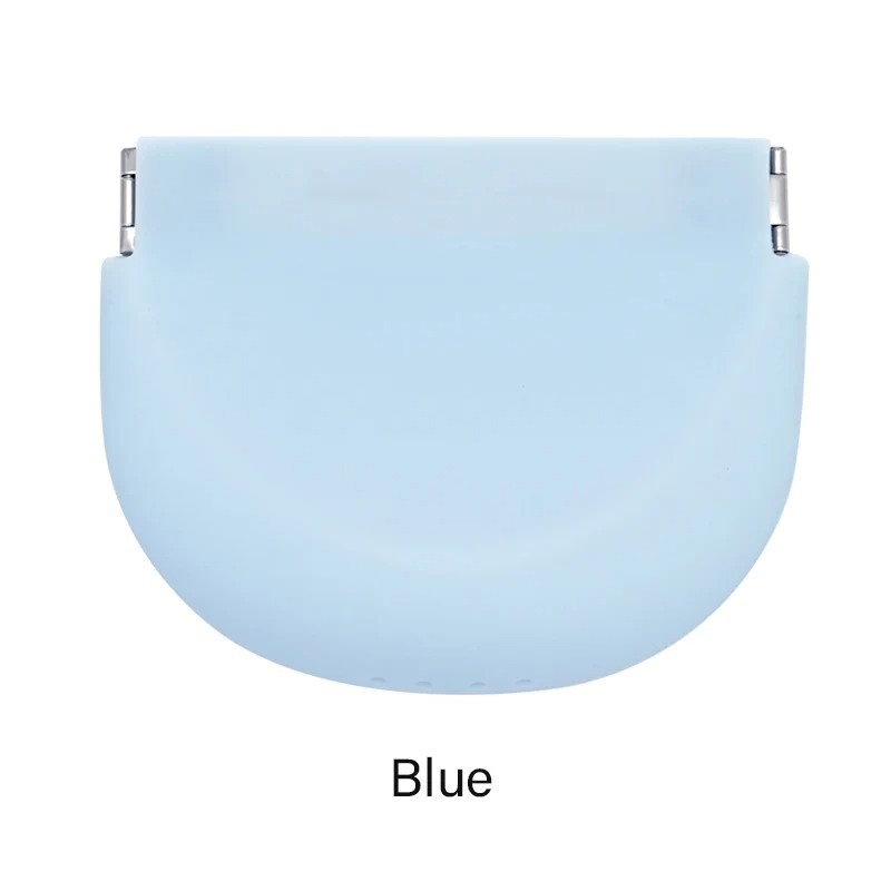 2PCS Dentistry Silicone Denture Case Mouth Guard Orthodontic Container Storage Invisible Braces Storage Clean Box Oral Care Hygiene