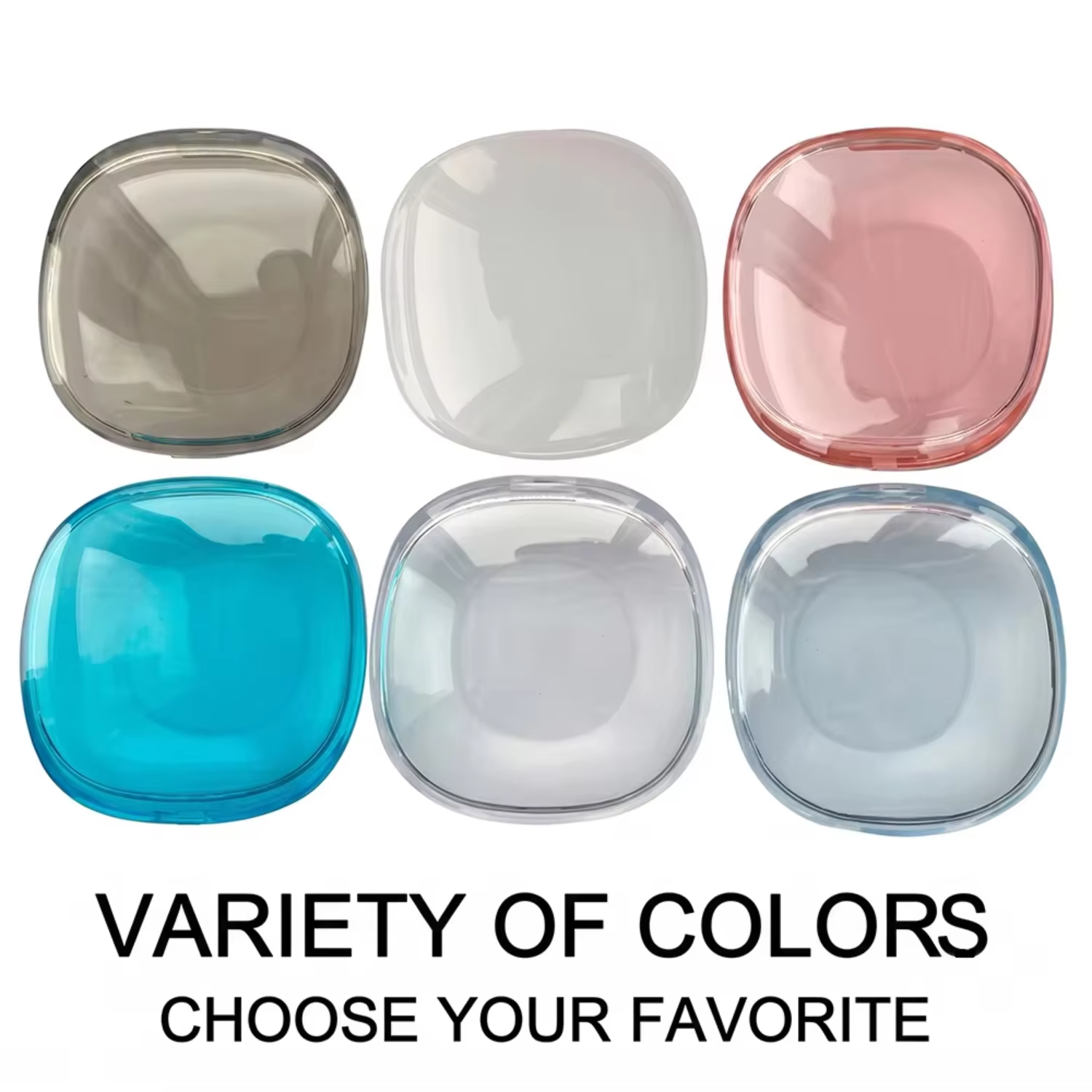 5PCS Transparent Hexagonal Retainer Case Portable Orthodontic Denture Storage Box Compact Snap Lock Lightweight 50g 8cm Daily Care