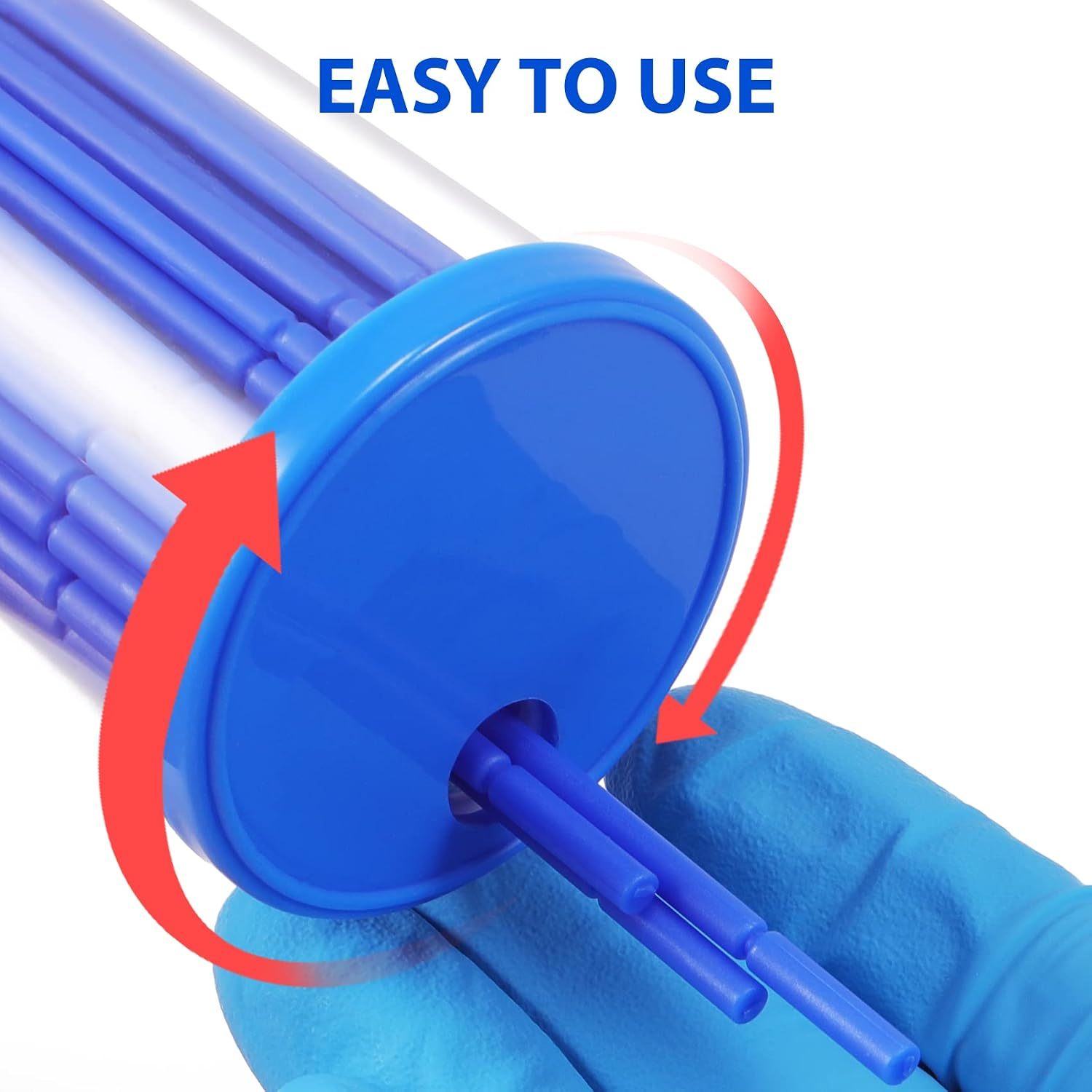400 PCS Disposable Dental Micro Brushes Dental Applicator with Bendable Tips, Disposable Applicators Microbrush Blue Micro Swabs