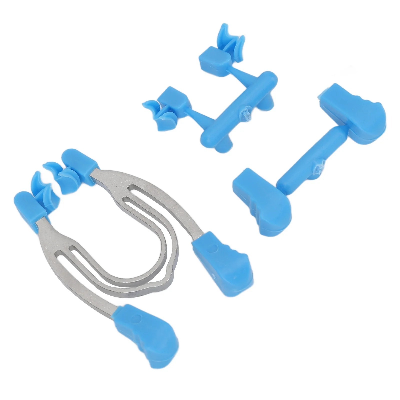 2PCS Dental Sectional Contoured Matrices Clip Set High Temperature Resistant Clamp for Hospital Teeth Dental Matrices Clamp