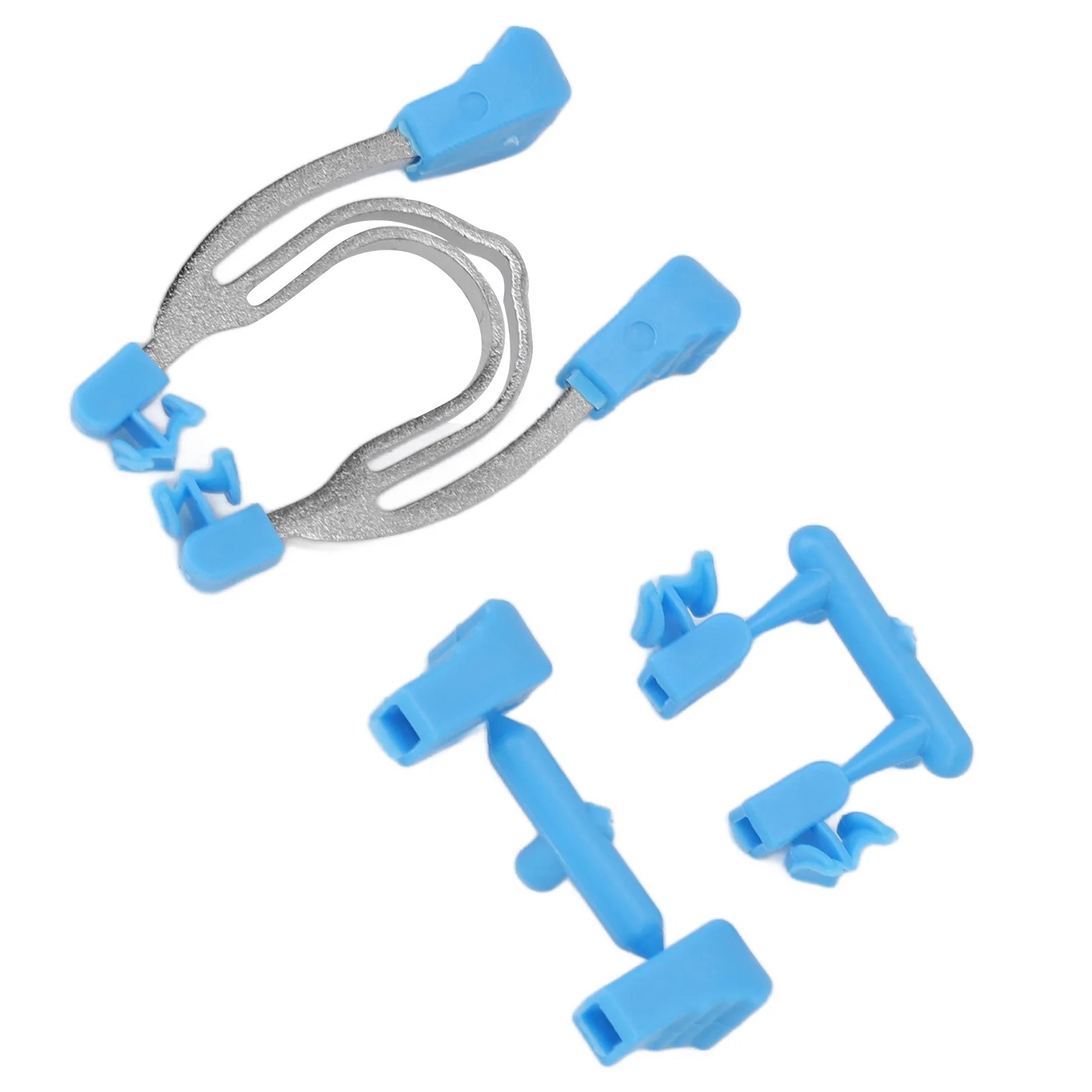 2PCS Dental Sectional Contoured Matrices Clip Set High Temperature Resistant Clamp for Hospital Teeth Dental Matrices Clamp