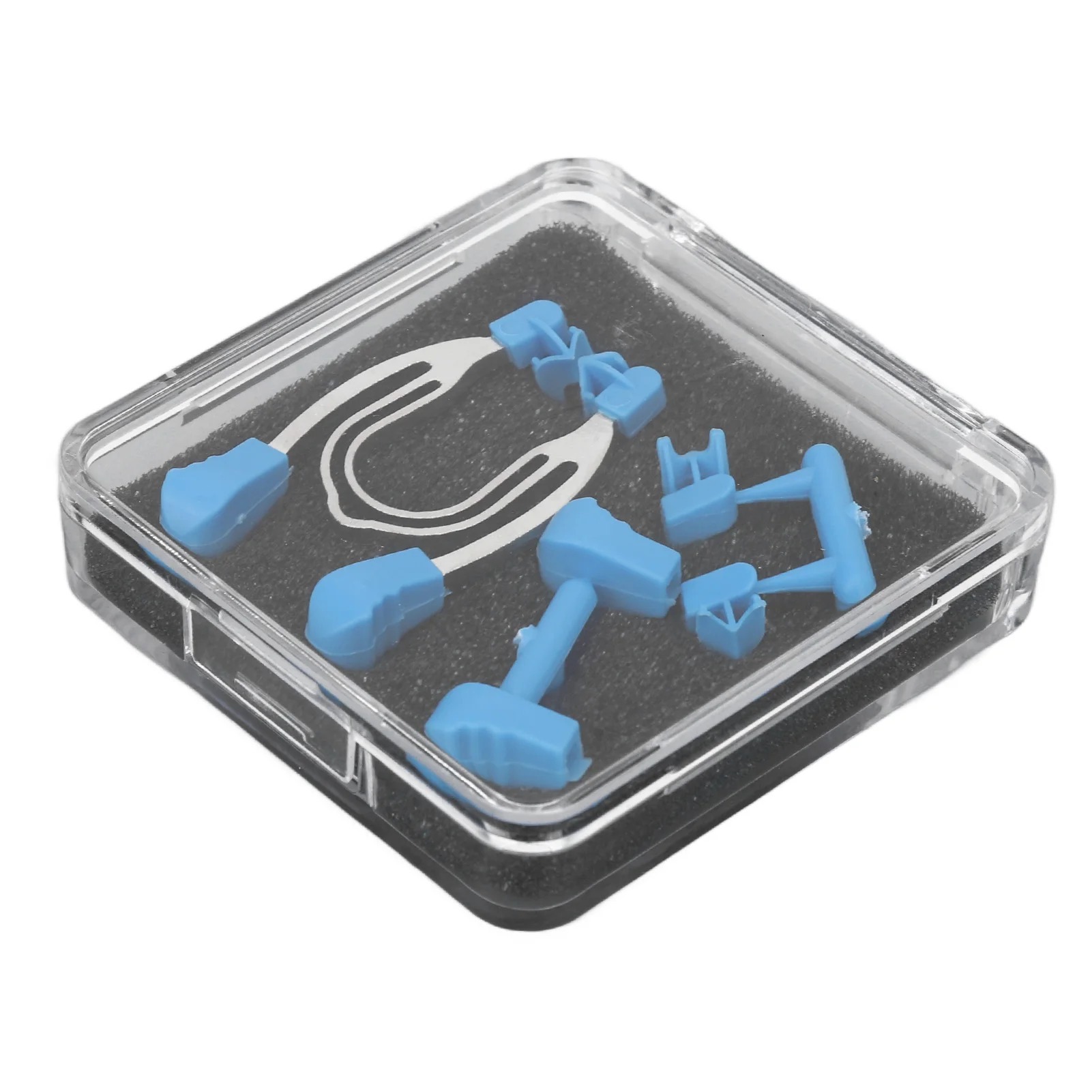 2PCS Dental Sectional Contoured Matrices Clip Set High Temperature Resistant Clamp for Hospital Teeth Dental Matrices Clamp