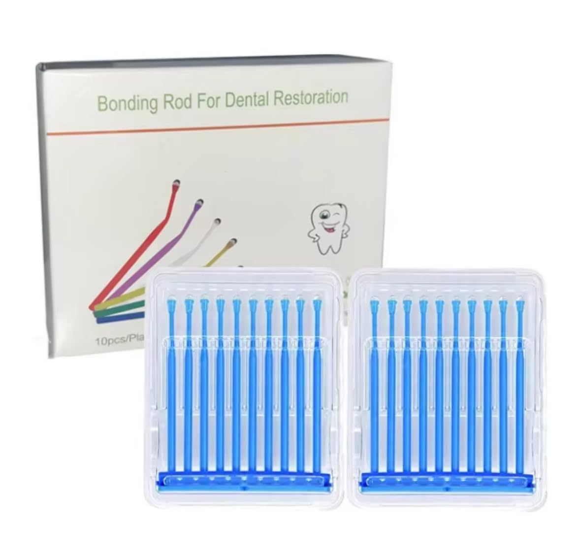 20Pcs Dental Adhesive Tip Applicator Tooth Crown Porcelain Veneer Disposable Health Care