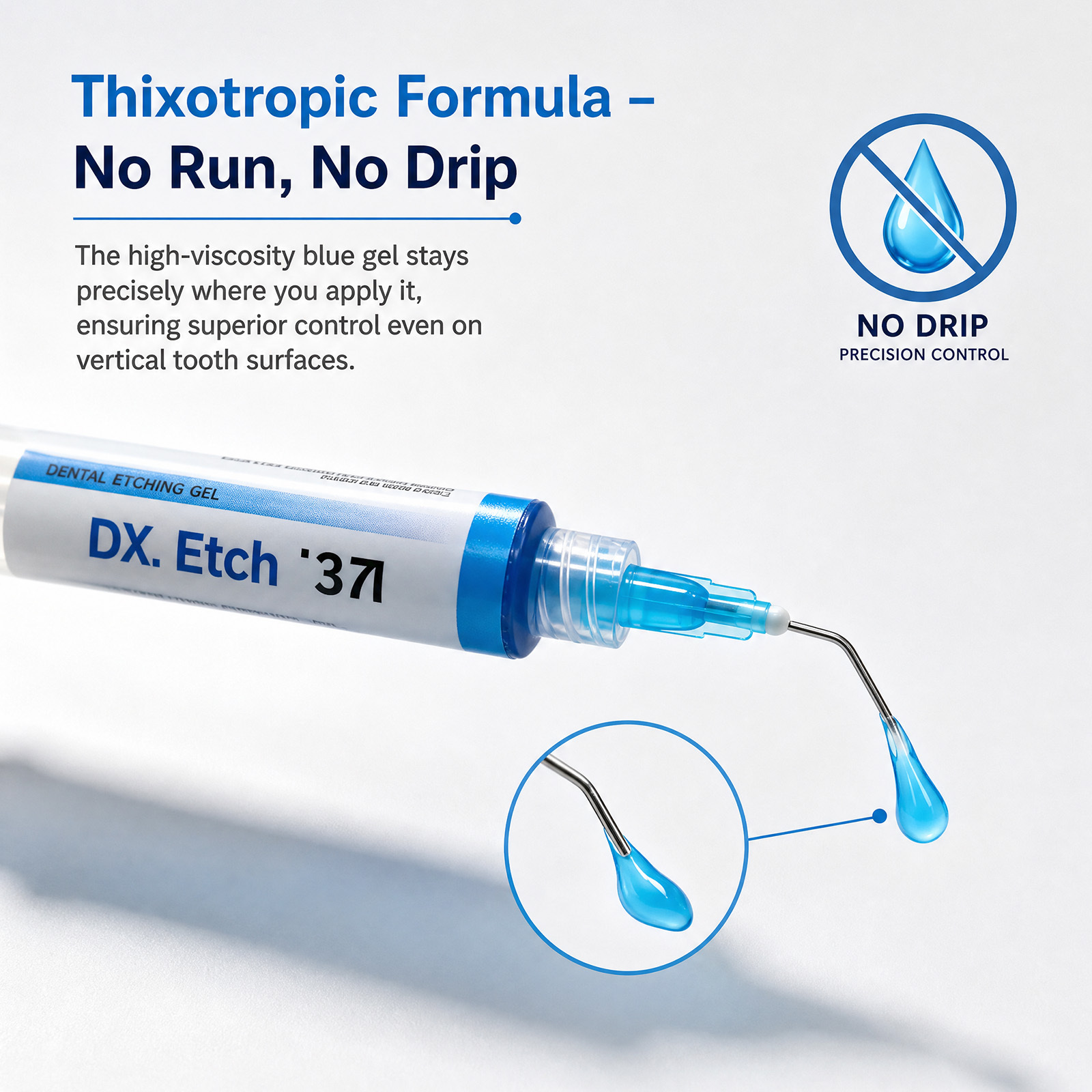 2PCS Mr.Den Dental Dentex Etching Gel Dentex Etchant 37% Phosphoric Acid Etching Agent Etch Dental