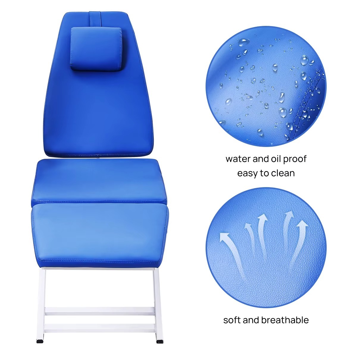Dent Luxury Type Folding Dental Chair Complete Set Adjustable Backrest With Led Lamp Light,Portable Turbine Unit
