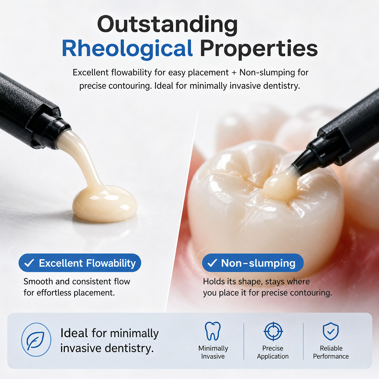 Hot Sale DX.FLOW Flowable Light Cure Dental Composite Resin with  Fluoride Release for Cavity Restoration (A1-A3.5)
