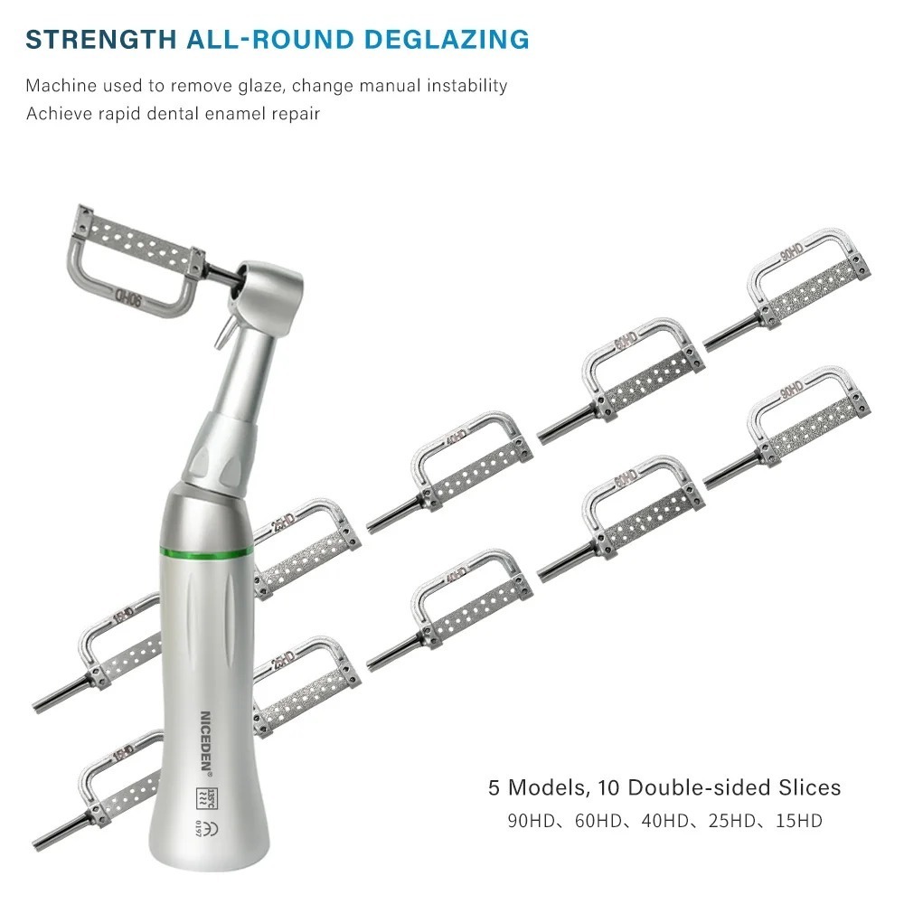 Dental System Orthodontic 4:1 Reciprocating Interproximal Strip Contra Angle Handpiece Orthodontic Treatment Enamel Gauge Measure