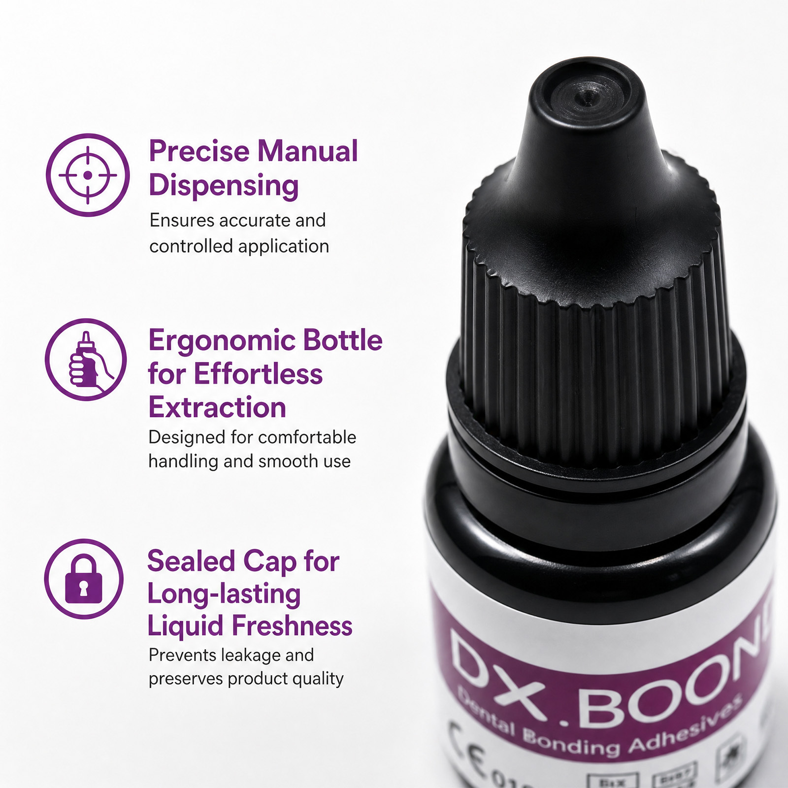 DX.BOND V Dental Adhesive, Bonding Agent for Composite, Porcelain, Metal and Other Restorations