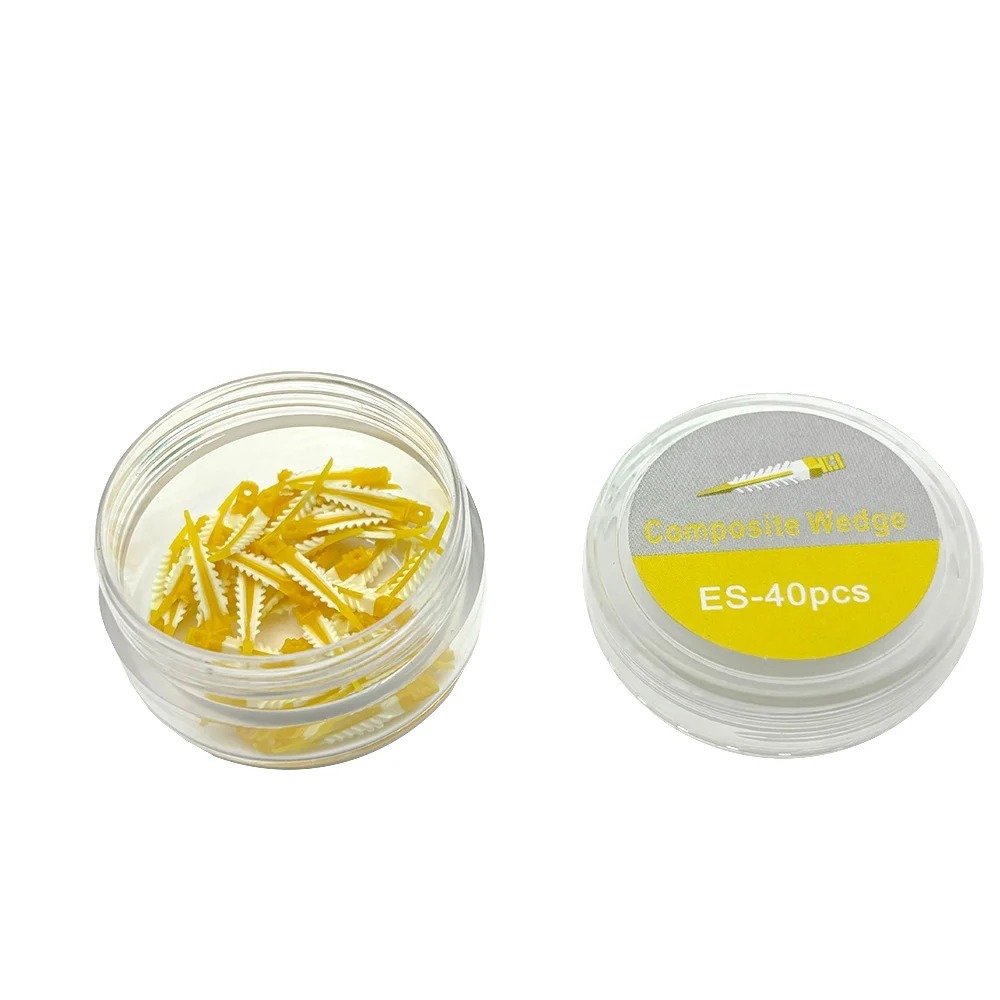 New Dental Interdental Wedges Sealing Composite Wedges Silicone Suitable Adaptive Dentist Material for Tooth Restoration