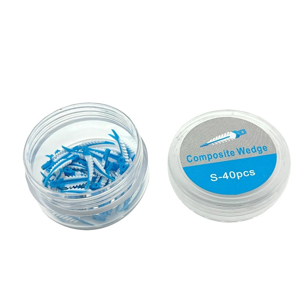 New Dental Interdental Wedges Sealing Composite Wedges Silicone Suitable Adaptive Dentist Material for Tooth Restoration
