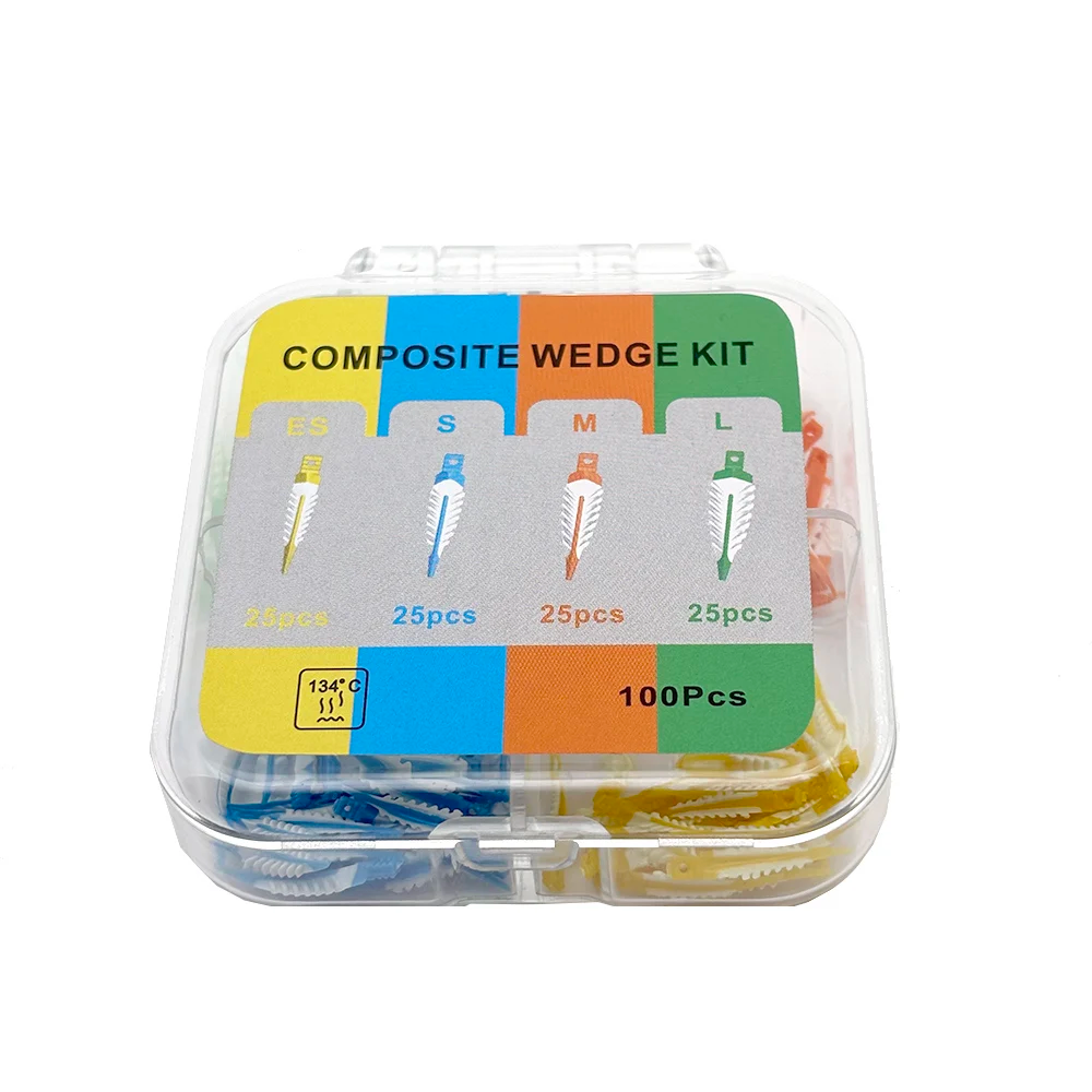 New Dental Interdental Wedges Sealing Composite Wedges Silicone Suitable Adaptive Dentist Material for Tooth Restoration