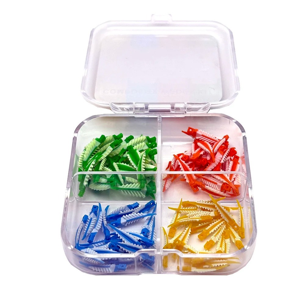 New Dental Interdental Wedges Sealing Composite Wedges Silicone Suitable Adaptive Dentist Material for Tooth Restoration
