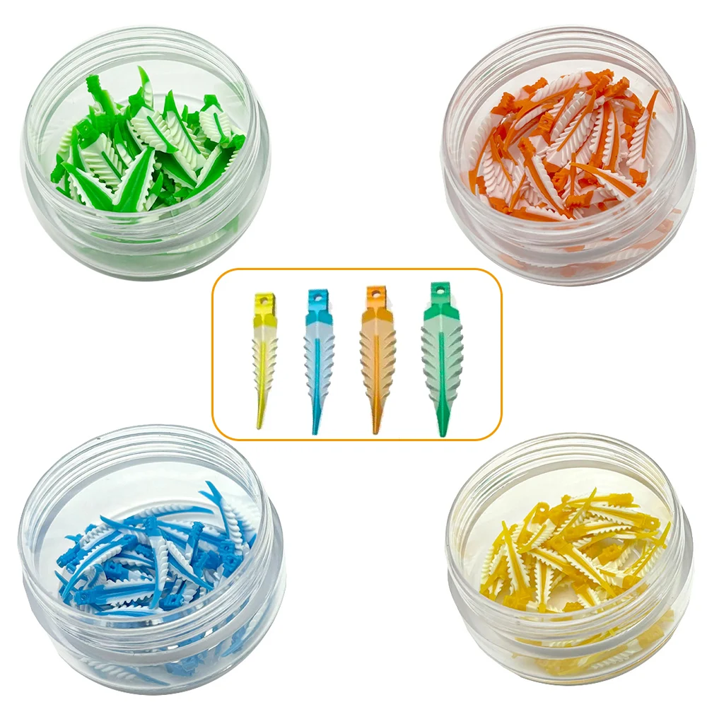 New Dental Interdental Wedges Sealing Composite Wedges Silicone Suitable Adaptive Dentist Material for Tooth Restoration