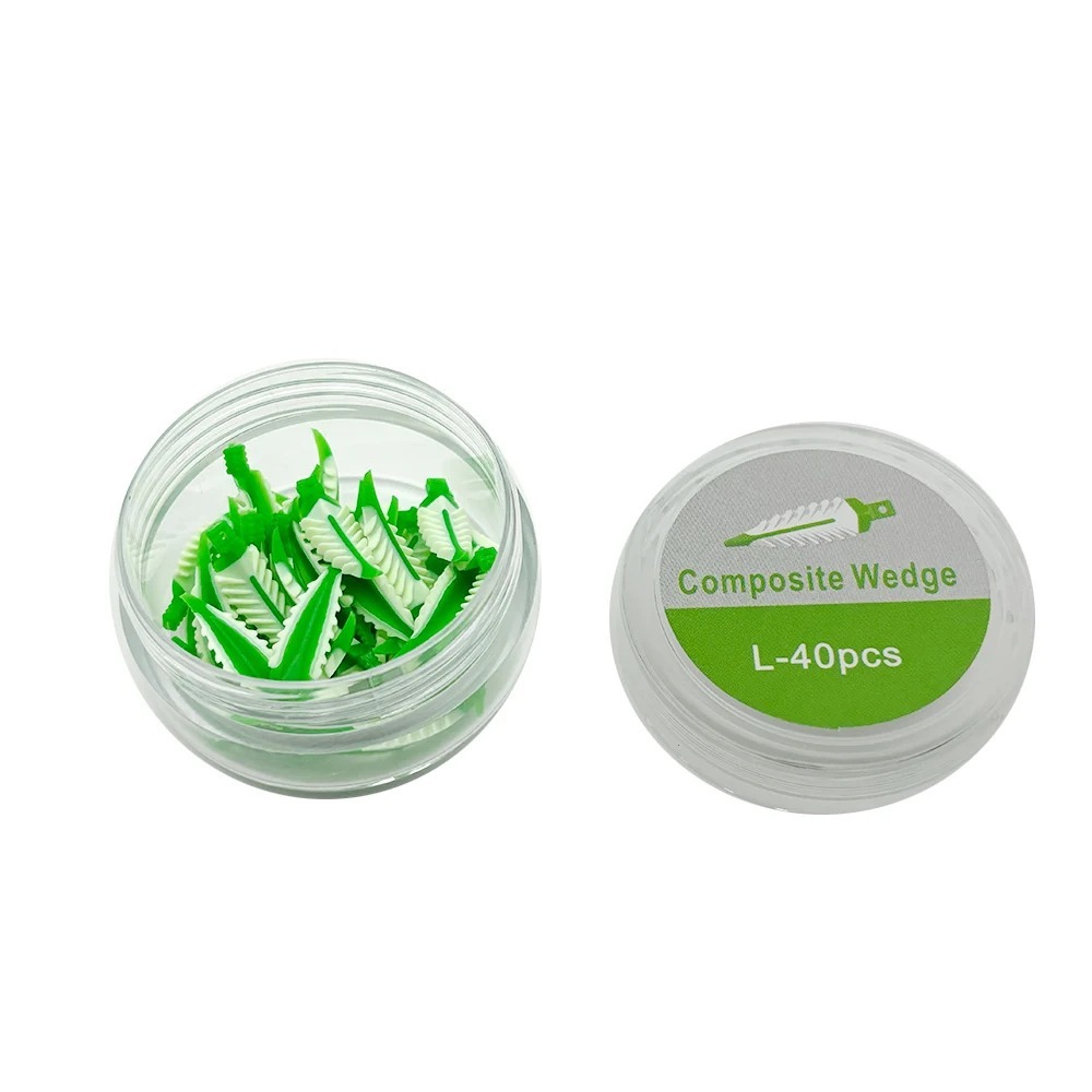 New Dental Interdental Wedges Sealing Composite Wedges Silicone Suitable Adaptive Dentist Material for Tooth Restoration