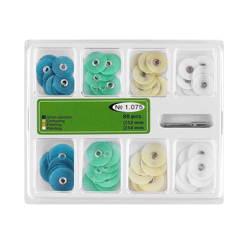 2set/ 80Pcs per box Dental Polishing Discs Holding Rod Mandrel Soflex Flexi Disc RA Shank Teeth Whitening Abrasive Tools Kit