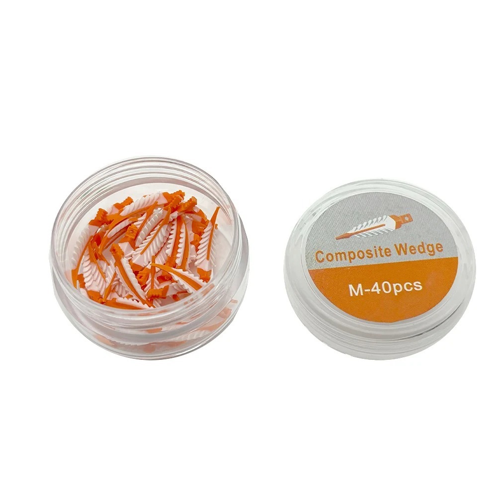 New Dental Interdental Wedges Sealing Composite Wedges Silicone Suitable Adaptive Dentist Material for Tooth Restoration