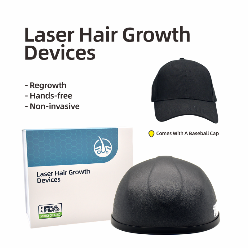Laser Red Light Therapy for Hair Growth - FDA Cleared Hair Loss, Hair Thinning & Alopecia Treatment for Men & Women - Laser Cap for Hair Regrowth Stimulate Denser Fuller Hair