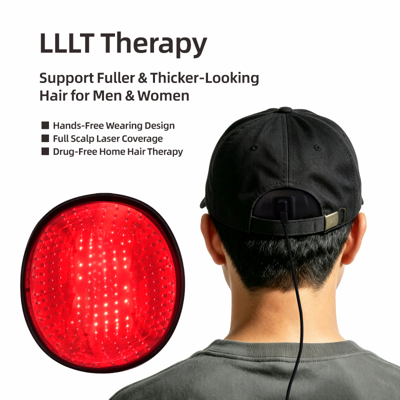 Laser Red Light Therapy for Hair Growth - FDA Cleared Hair Loss, Hair Thinning & Alopecia Treatment for Men & Women - Laser Cap for Hair Regrowth Stimulate Denser Fuller Hair