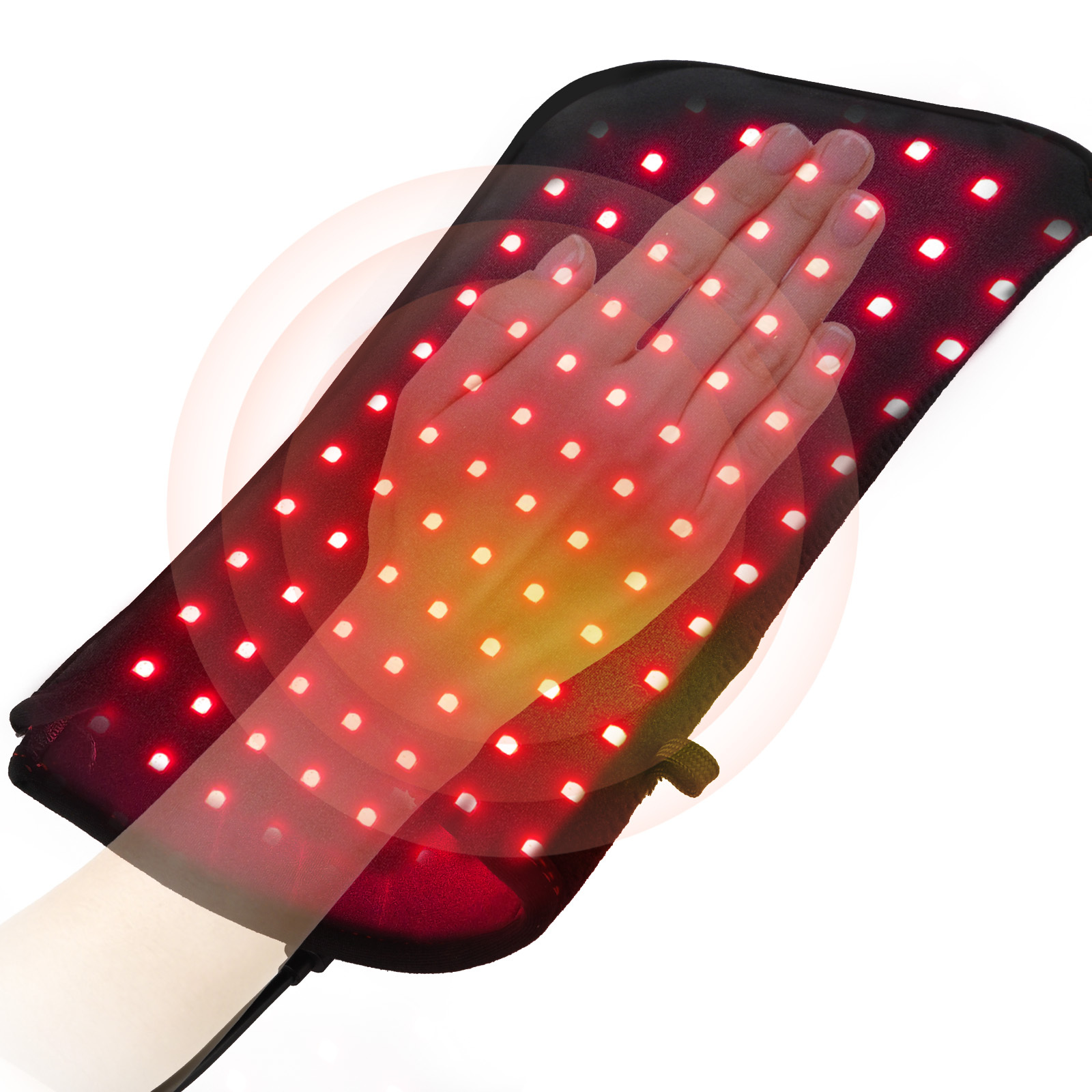 Red Light Therapy Glove, Cordless Infrared Light Therapy for Hands, Wrists & Forearms, 660nm & 850nm Red Light Therapy Wrap