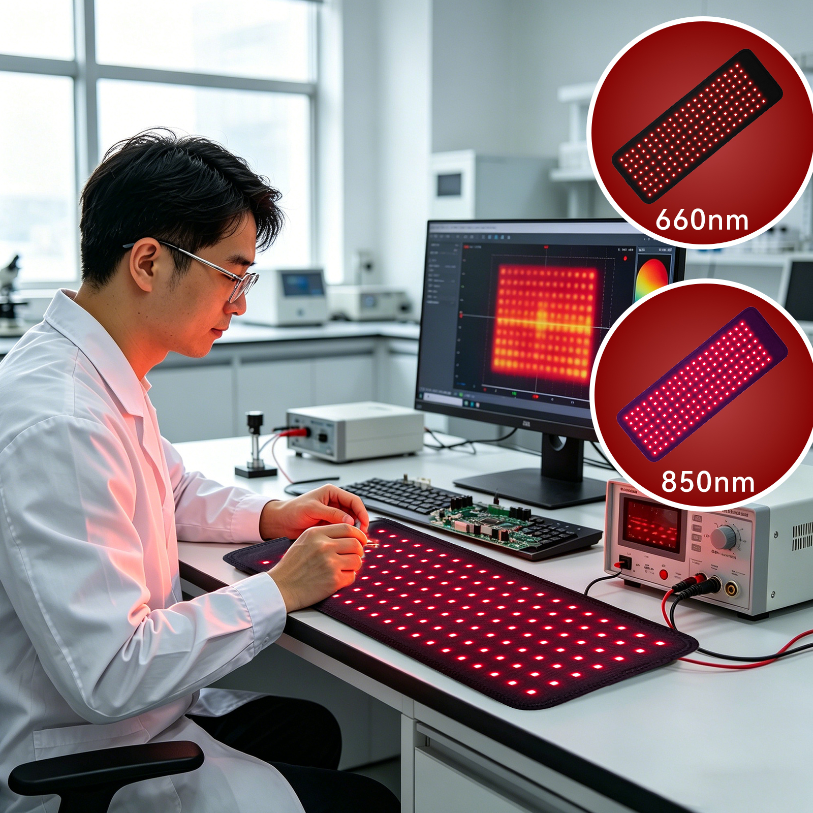 EMS Allevared Red Light Therapy Belt - 140Triple Chip LED Belt