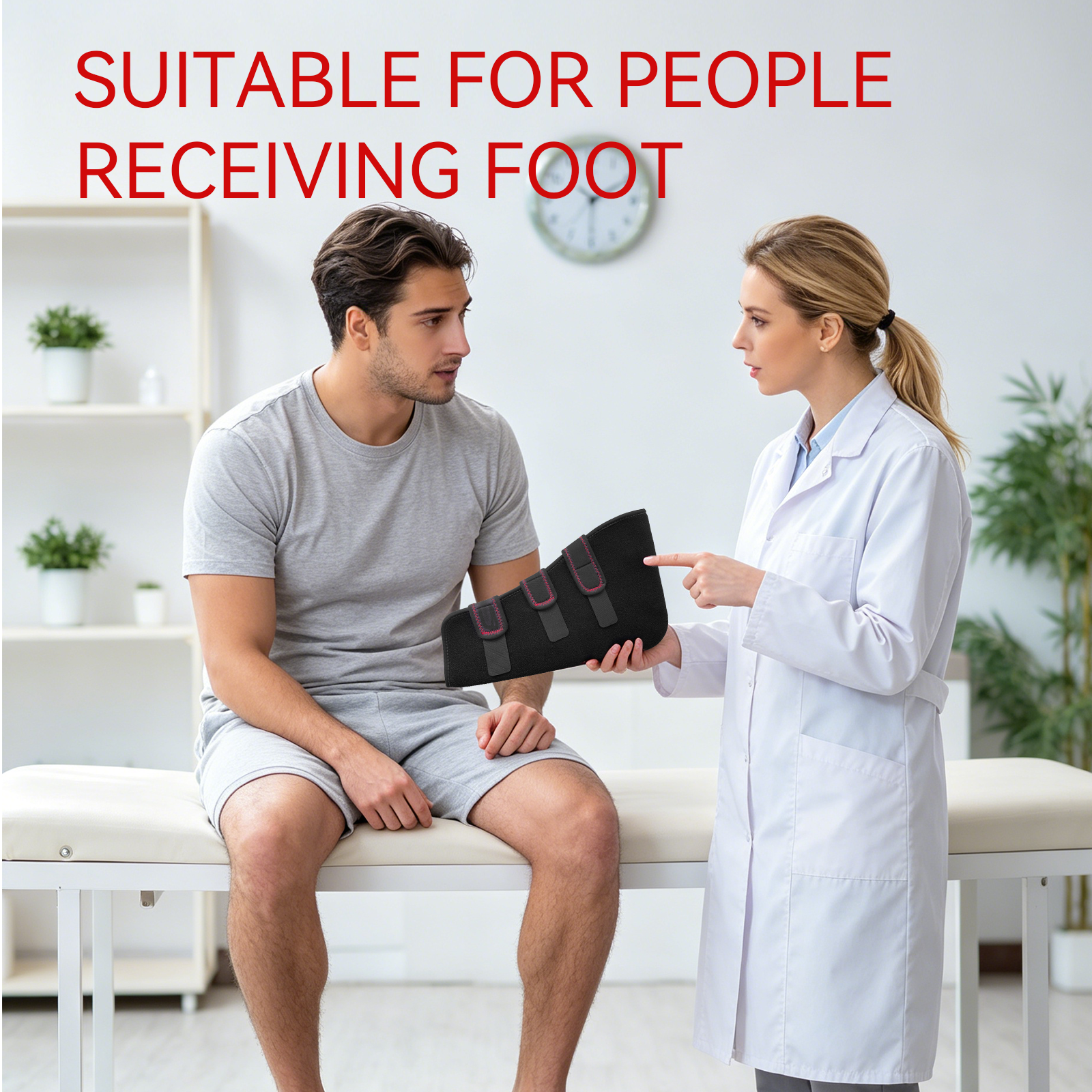 Red Light Therapy Shoe for Feet, 660nm & 850nm Infrared Red Light Pulse Full Wrapped Wearable Infrared Light Therapy Shoe for Foot/Heel/Ankle, 660nm & 850nm Red Light with Pulse Mode(Single Pack)