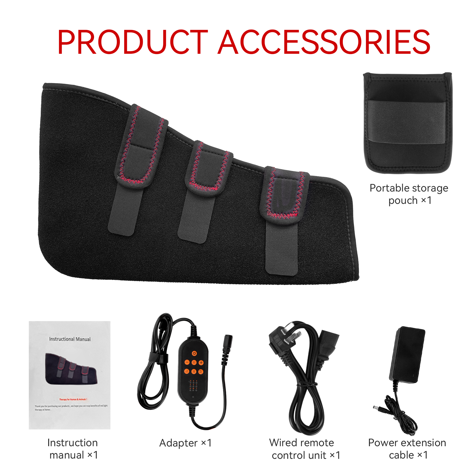 Red Light Therapy Shoe for Feet, 660nm & 850nm Infrared Red Light Pulse Full Wrapped Wearable Infrared Light Therapy Shoe for Foot/Heel/Ankle, 660nm & 850nm Red Light with Pulse Mode(Single Pack)