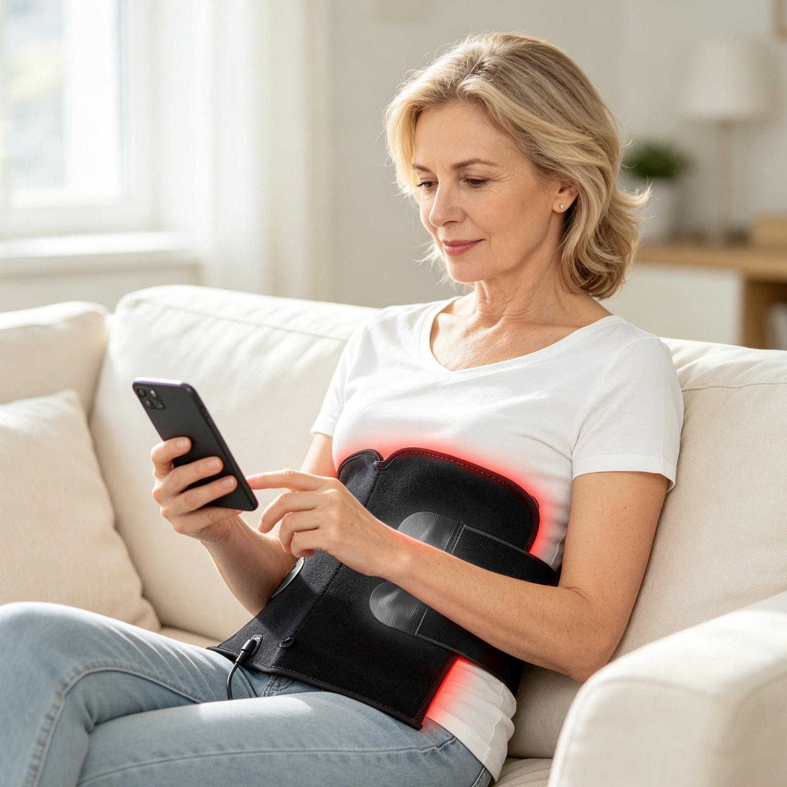 Red Light Therapy Glove, Cordless Infrared Light Therapy for Hands, Wrists & Forearms, 660nm & 850nm Red Light Therapy Wrap