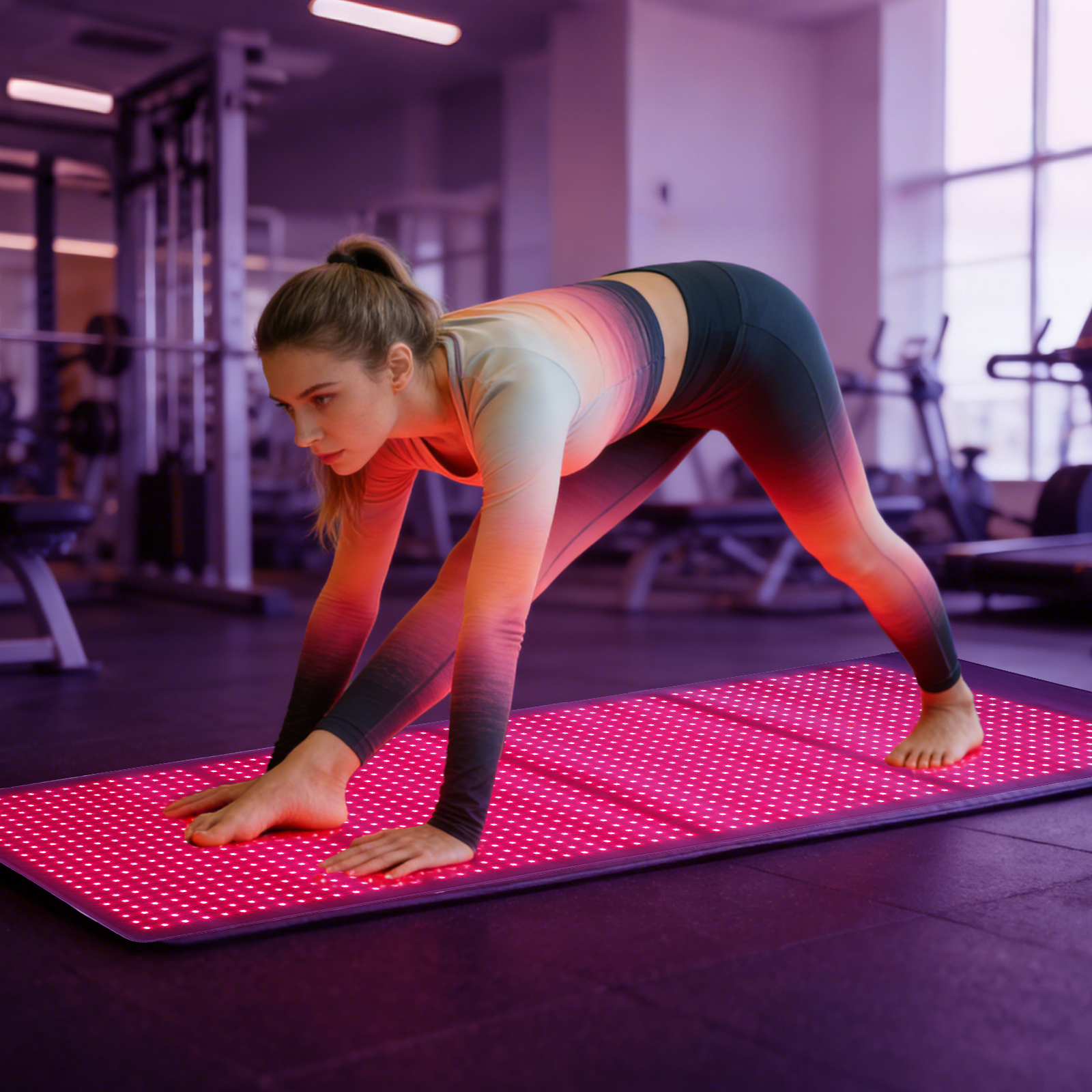 Red Light Therapy Mat Full Body 67" x 24", 1440LEDs, 660/850nm FSA&HSA Eligible, skin-friendly TPU surface, 1440 pcs 3-in-1 LED chips for back, legs, joints and daily wellness routines