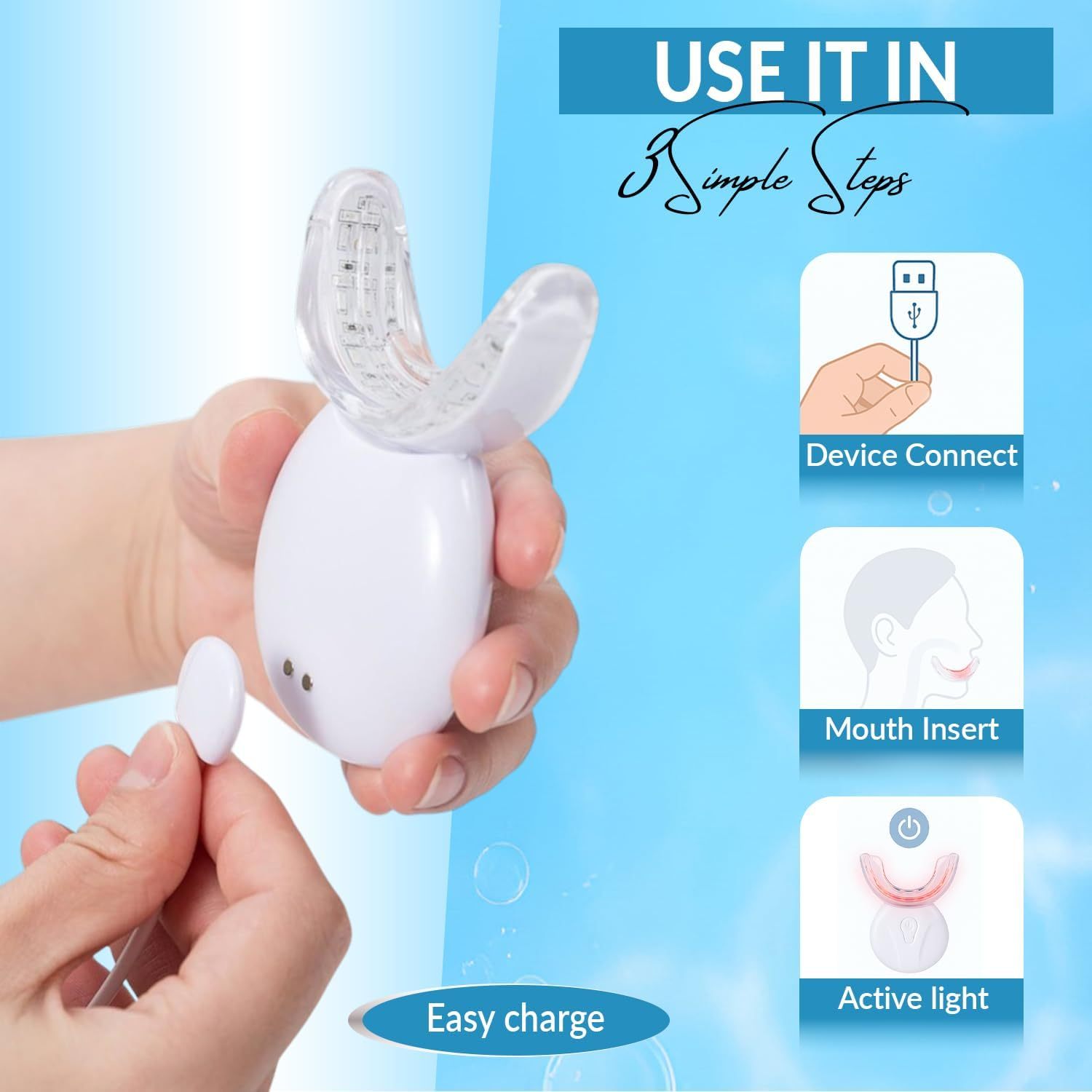 Red Light Therapy for Gums, Toothache Relief, 32 LED Periodontal Light, Bleeding Gums, Gum Health