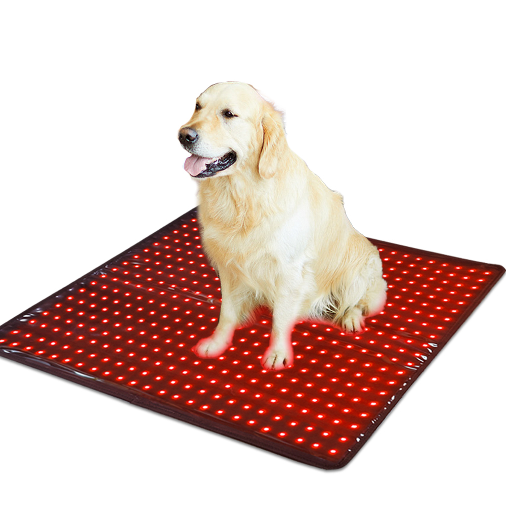 Red Light Therapy Mat for Dogs, 480LEDs, 660nm & 850nm Pet Therapy Pad