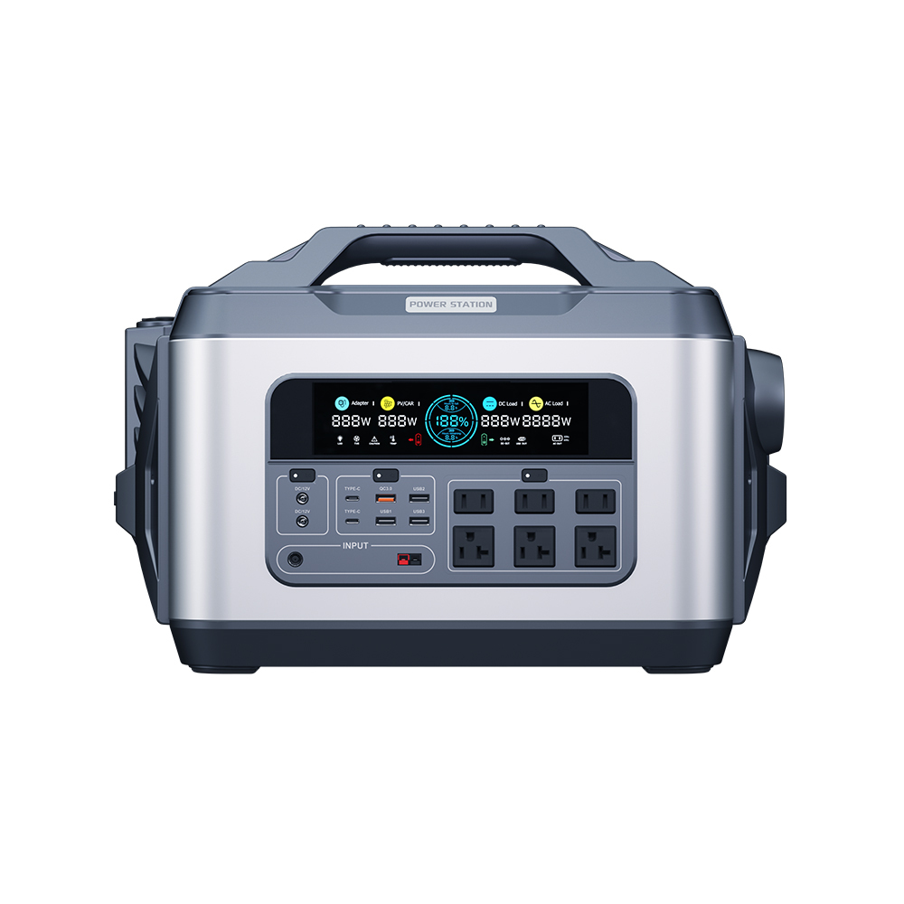 M3000 25.6V 125Ah 3072Wh NCM Lithium Battery Portable Outdoor Power Station