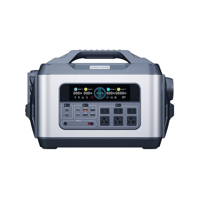 M3000 25.6V 125Ah 3072Wh NCM Lithium Battery Portable Outdoor Power Station