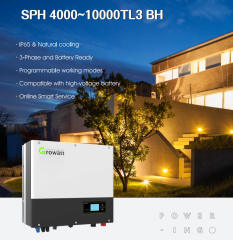 Growatt SPH 4000-10000W TL3 BH-UP 4K-10KW Three-phase MPPT Hybrid Solar Inverter