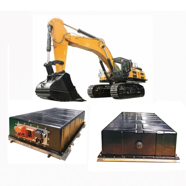 High Voltage Electric Excavator 6T 20T 24T Lithium Battery 374.4V 228AH 85.36KWh big power LiFePO4 Lithium Battery Electric Shovel Battery