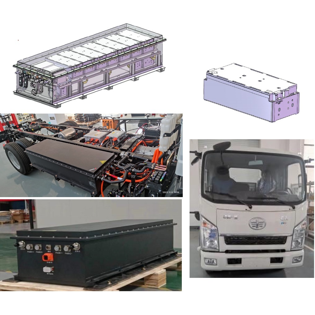 High Voltage Hybrid Electric Heavy Duty Truck LiFePO4 Lithium Battery 320V 114AH 36.4kWh Electric Truck