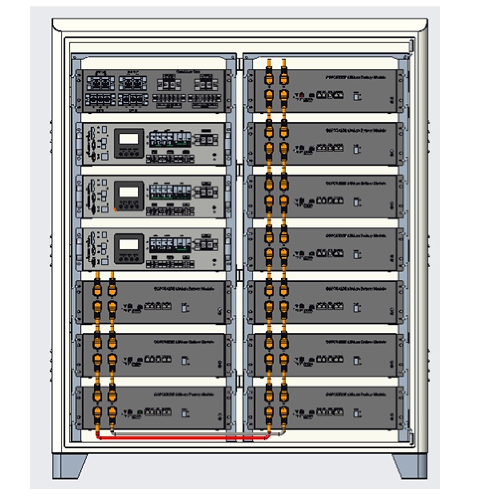 RisunPower 51.2Khw Big Power Stack Type All in one Off Grid Residential Power Storage Lithium battery LiFePO4 51.2V 1000AH